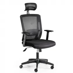 Euromof Sofía GN Silla de Oficina Ergonómica Negra