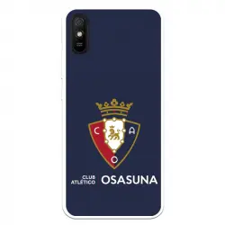 Funda Licencia Oficial CA Osasuna Escudo Fondo Azul para Xiaomi Redmi 9A