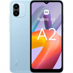 Móvil - Xiaomi Redmi A2, Azul, 64 GB, 3 GB RAM, 6.52" HD+ Dot Drop Display, MediaTek Helio G36, 5000 mAh, Android