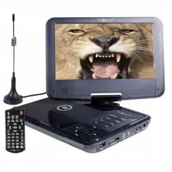 Nevir NVR-2767DVD-PUCT2 Reproductor DVD Portátil 9" Negro