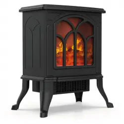 Newlux Classic Flame Chimenea Eléctrica 1500W