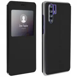 Avizar Funda Libro con Ventana Negra para Huawei P30 Pro