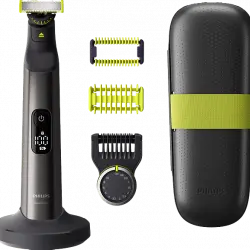 Barbero - Philips QP6651/61 OneBlade, Recortador barba y cuerpo, 14 longitudes, Uso en seco mojado, Autonomía 120 min, Negro