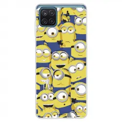 Funda Oficial de Los Minions Caras para Samsung Galaxy A12