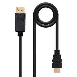 Nanocable Cable Conversor DisplayPort a HDMI Negro 3m