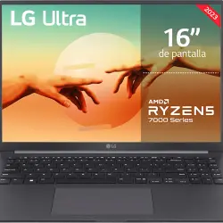 Portátil - LG 16UD70R-G.AX56B, 16" WUXGA, Ryzen™ 5 7530U, 16GB RAM, 512GB SSD, AMD Radeon™ Graphics, Sin sistema operativo