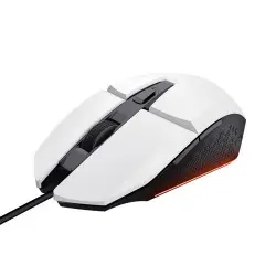 Ratón gaming ergonómico Trust GXT 109W Felox Blanco