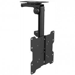 Soporte TV - Fonestar STV-667N, 17" 37", Abatible 90º, Negro