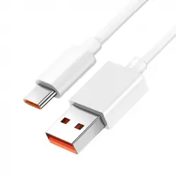 Xiaomi Cable USB a USB-C de Carga y Sincronización 6a de Intensidad 1m Blanco