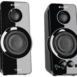 Altavoces para PC - Woxter Big Bass 95, 20 W, 2.0 canales, Negro