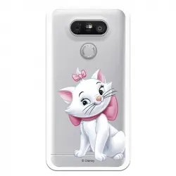 Funda Oficial Disney Marie Silueta Transparente Para Lg G5 - Los Aristogatos
