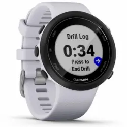 Garmin Swim 2 Negro Con Correa Blanca Piedra 42mm Smartwatch