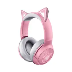 Headset gaming Bluetooth Razer Kraken Kitty Quartz