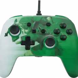 Mando - Power A Enhanced Wired Controller Heroic Link Zelda, Para Nintendo Switch, USB-C, Verde