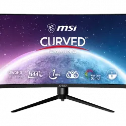 Monitor gaming - MSI Optix MAG342CQR, 34 " UWQHD, Curva 1500R, 1 ms, 144 Hz, 2 x HDMI, Negro