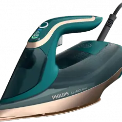 Plancha de vapor - Philips DST8030/70, 3000 W, Golpe turbo 240g, Vapor vertical, Verde
