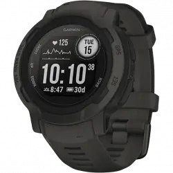 Reloj deportivo - Garmin Instinct® 2, Negro, 45 mm, 1.27" MIP, Silicona, 10 ATM, Connect™, BT®, ANT+®