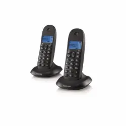 Teléfono DECT Inalámbrico Motorola Dúo C1002 - Negro