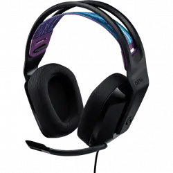 Auriculares gaming - Logitech G335, De diadema, Con cable, Micrófono integrado, PS/PC/Xbox/Nintendo Switch, Jack 3.5mm, Negro