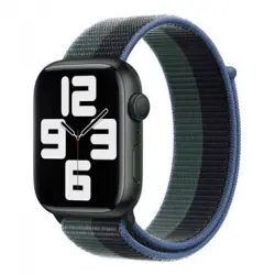 Correa Loop deportiva Medianoche/Eucalipto para Apple Watch 45mm