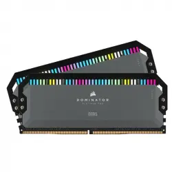 Corsair Dominator Platinum RGB DDR5 6000MHz 64GB 2x32GB CL30 Gris Optimizado AMD