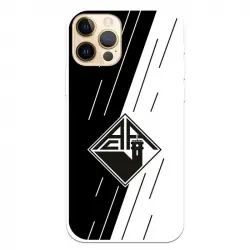 Funda Para Iphone 12 Del Académica De Coimbra Escudo Bicolor - Licencia Oficial Académica De Coimbra
