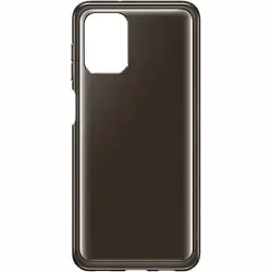 Funda - Samsung Soft Clear, Para Galaxy A12, TPU, Trasera, Negro