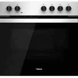 Horno - Teka HBE 435 ME, Convencional, 3 funciones, 60 cm, 2593W, 72 L, A, Inox y negro