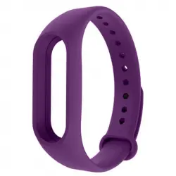 OcioDual Correa Morada Flexible de Silicona para Xiaomi Mi Smart Band 3/4