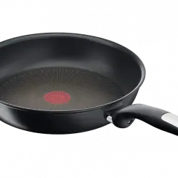 Sartén - Tefal Jordi Cruz G25506, Multiuso, Diámetro 28 cm, Revestimiento Titanium Antirayaduras,Tecnología Thermo-Signal, Aluminio, Negro