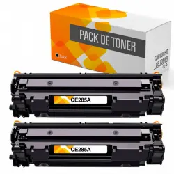 Tóners Compatible con HP 85A/35A/36A Negro Pack 2