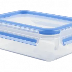 Tupper - Hermético Tefal MasterSeal K30212, rectangular, 1 L, pieza, Transparente