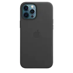 Funda de piel Apple Negro para iPhone 12 Pro Max