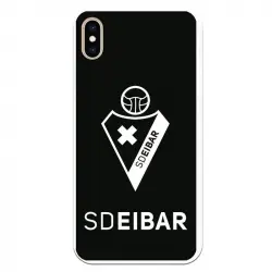 Funda Licencia Oficial SD Eibar Escudo Fondo Negro para iPhone XS Max