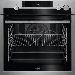 Horno - AEG BSE576321M, Multifunción, Vapor, 72 l, Sonda Térmica, 60 cm, Clase A, Inox antihuellas