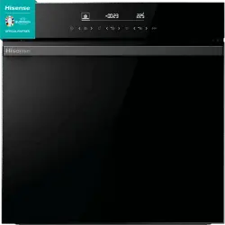 Horno - Hisense BI65346PDBGWIFI, Convencional, Pirolítico, 77 l, 59.5 cm, Cocción simultánea, Negro