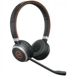 Jabra Evolve 65 SE UC Stereo Auriculares Inalámbrico para Centro de Llamadas Negro