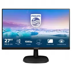 Philips - Monitor PC 68,6 cm (27') Philips 273V7QDAB/00, Full HD IPS con Altavoces, Flicker Free.