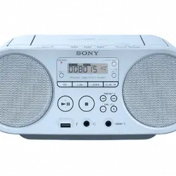 Radio CD - Sony BoomboxZsps50L, Azul Claro