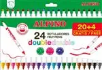 20+4 Rotuladores Double Double-Alpino