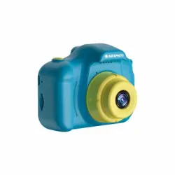 Agfa Photo Realikids Cam Mini - Cámara Para Niños, Hd 720p, Lcd 2, Batería De Litio - Azul Y Amarillo