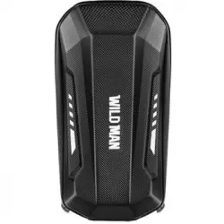 Bolsa Patinete Impermeable 2l Capacidad Wildman Es8x Fijación Manillar Negro