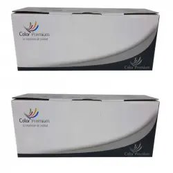 Color Premium Tóner Compatible con HP CF230X Negro Pack 2 Unidades