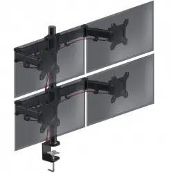 Duronic DM254 Soporte para 4 Monitores 13"/27" VESA 100x100 Máx 8Kg