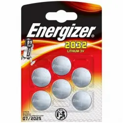 Energizer Pilas de Litio CR2032 3V 6 Unidades