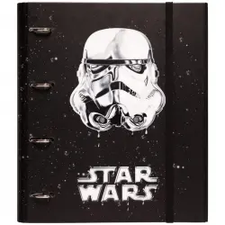 Erik Carpeta Troquelada 4 Anillas Star Wars Classic Trooper