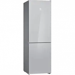 Frigorífico combi - Balay 3KFD565BI Cristal, No Frost, 186 cm, 326 l, Cajón ExtraFresh, Iluminación LED, Blanco