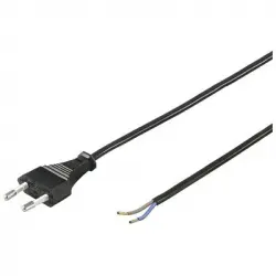 Goobay Cable Alimentación Tipo C CEE7 a Bornes 2x0.75mm 1.5m Negro