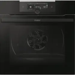 Horno - Haier Series 2 HWO60SM2F3BH, 70l, Multifunción, Limpieza h2O, 60cm, Wi-Fi, 11 funciones, Negro