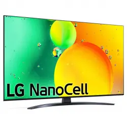 LG - TV LED 108 cm (43'') LG Nanocell 43NANO766QA 4K SmartTV WebOS 22, HDR10, HLG, Sonido Dolby Digital Plus & AC4 (Reacondicionado grado A).